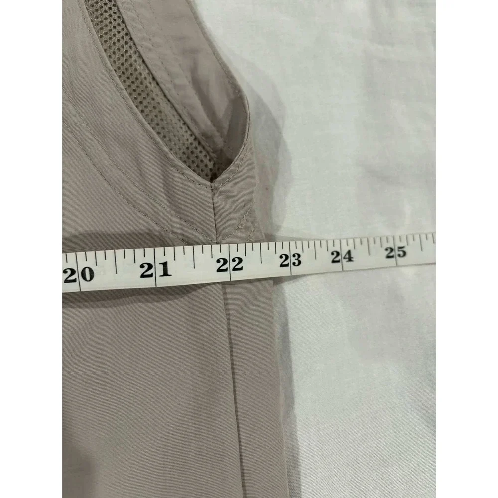 Schoffel Adventure Wear Mens Vest Beige Zip Pockets Utility Gorpcore Size‎ 50 XL